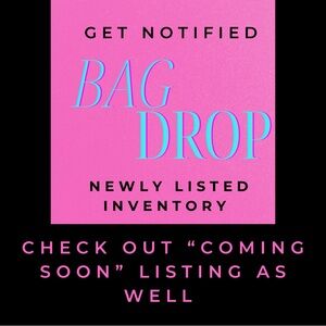 Bag Drop notification listing